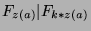 $F_{z(a)}\vert F_{k*z(a)}$