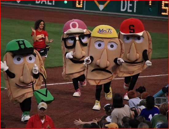 Pittsburgh Pirates Pierogis race